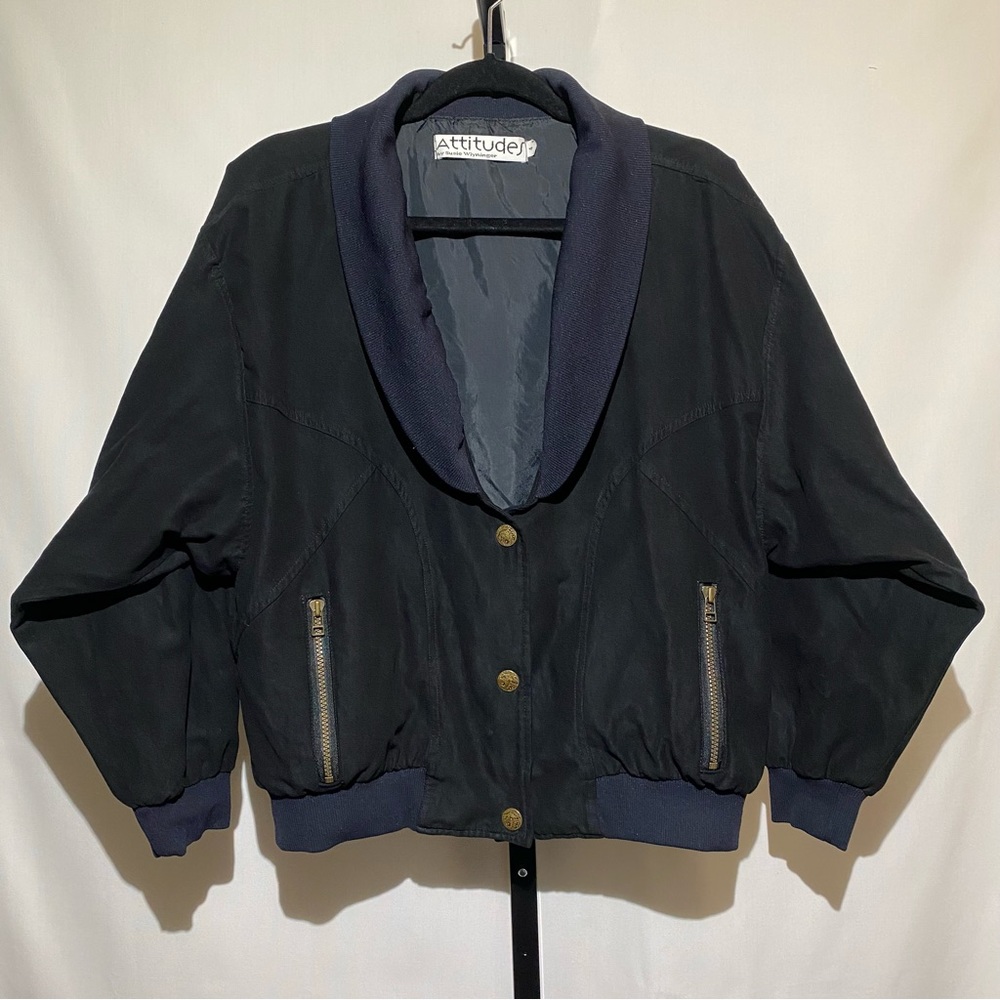 Attitudes by Susie Wiyninger 80s bomber jacket